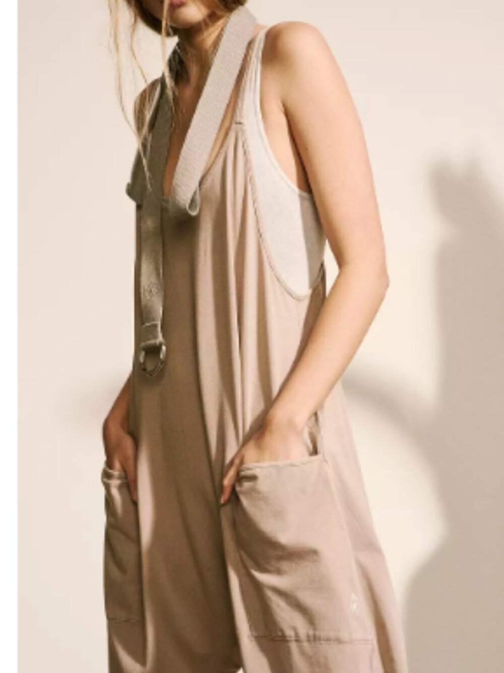 Free People Hot Shot Onsie Medium Mocha Latte - Picture 5 of 11